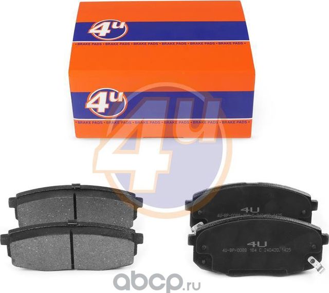 КОЛОДКИ ПЕР KIA CARENS II MPV (FJ) CEED HATCHBACK (ED) CEED SW (ED) I30 (FD) P (4U). Артикул 4UBP0088