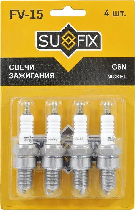 Свеча зажигания (Sufix). Артикул FV-15