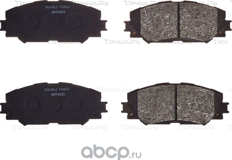 К-т торм. колодок fr toyota (Double Force) Double Force. Артикул DFP3425