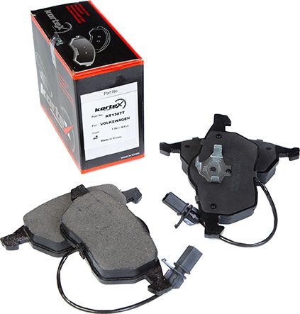 Колодки торм. пер. к-т (Kortex). Артикул KT1307T