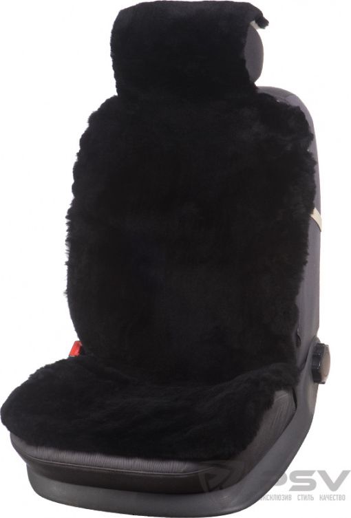 Накидка универсальная PSV Jolly Lux 140х55 на переднее сидение, цвет Черный. Артикул 121864