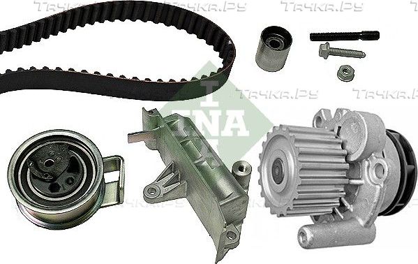 Помпа (водяной насос) с комплектом ремня ГРМ Ina для SEAT Leon I 2000-2006. Артикул 530 0090 30