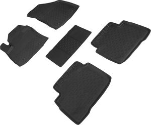 Коврики резиновые Seintex с высоким бортиком для салона Geely Tugella 2020-2026. Артикул 97879