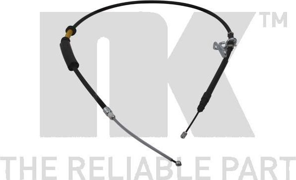 Трос ручника (тросик ручного тормоза) NK. Артикул 904022
