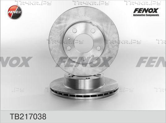 Тормозной диск Fenox передний для Fiat Ducato III 2006-2026. Артикул TB217038