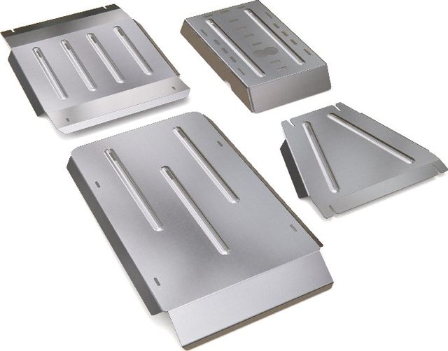 Защита алюминиевая ТСС (4 мм) для картера, КПП, бака и емкости с AdBlue Geely Monjaro 2023-2026. Артикул ZKTCC00593K