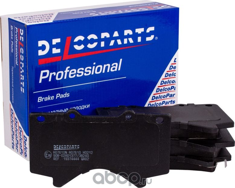 Колодки тормозные передние Toyota LAND CRUISER  Lexus LX (Delcoparts). Артикул 19374444