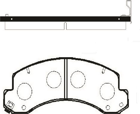 Тормозные колодки CTR. Артикул GK1163