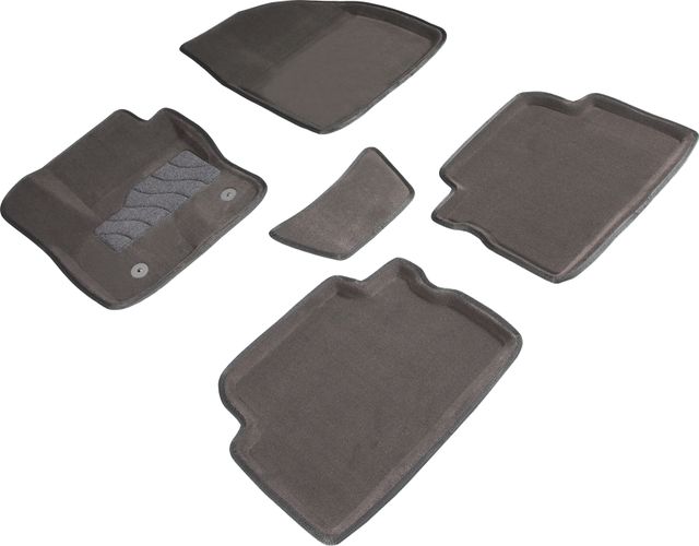 Коврики Seintex 3D ворсовые для салона Ford C-Max II 2010-2026 СЕРЫЕ. Артикул 71715