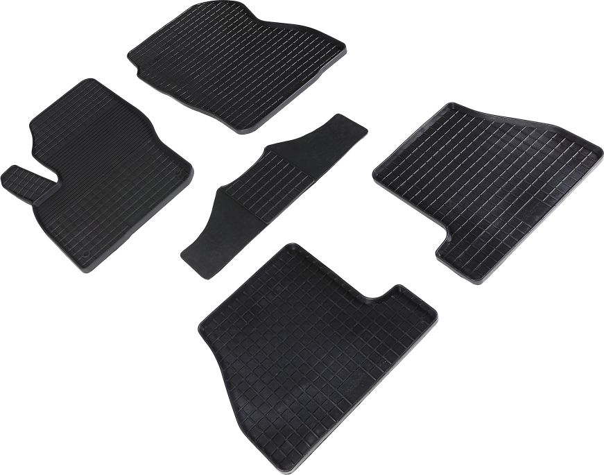Коврики резиновые Seintex с узором сетка для салона Ford Focus III 2011-2015. Артикул 82798