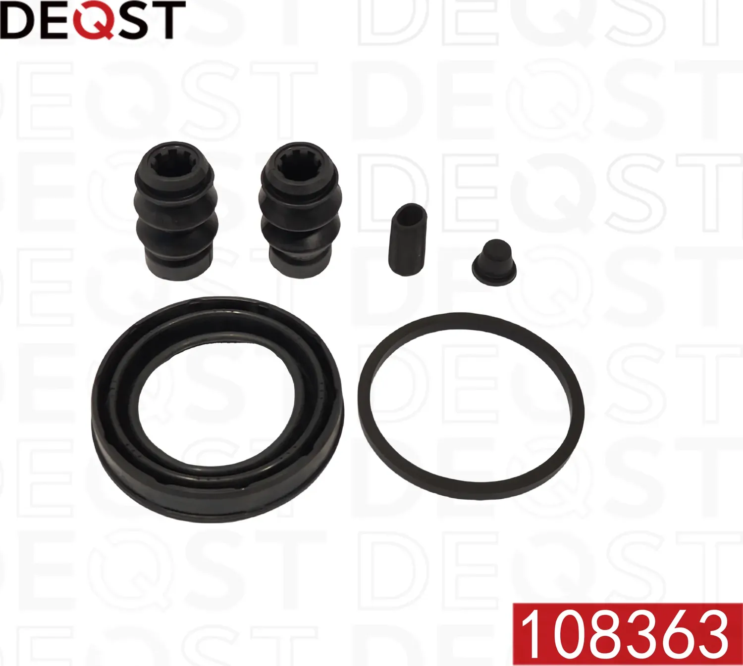 Ремкомплект тормозного суппорта (для поршня O 48 mm  суппорт Bosch). CITROEN C1 I-II 05>  PEUGEOT 10 (Deqst). Артикул 108363