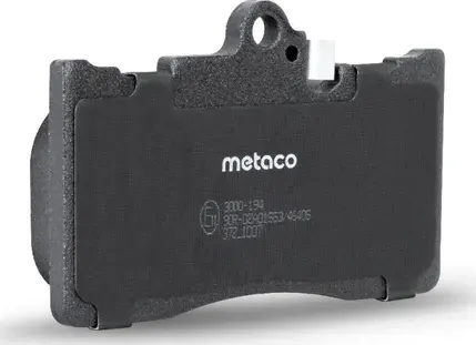 Колодки тормозные передние к-кт (Metaco). Артикул 3000194