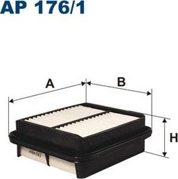 Воздушный фильтр Filtron. Артикул AP 176/1