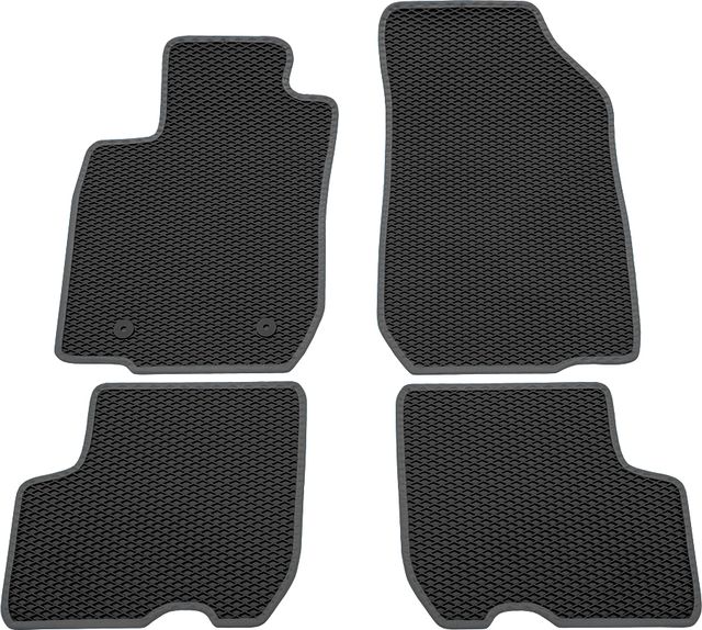 Коврики Rezkon EVA для салона Lada Largus 5 мест 2012-2026 Серый кант. Артикул 9039020102