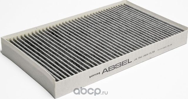 Фильтр салонный угольный (Absel). Артикул LAK3540