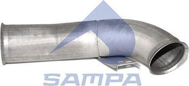Глушитель Sampa передний для Scania 4 1995-2008. Артикул 041.240
