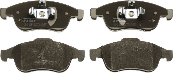 Тормозные колодки TRW COTEC передние для Dacia Duster I 2010-2018. Артикул GDB1789
