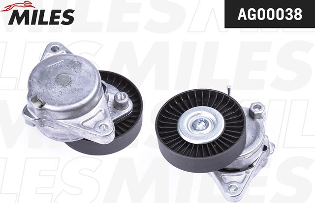 Натяжной ролик (натяжитель) приводного ремня Miles. Артикул AG00038