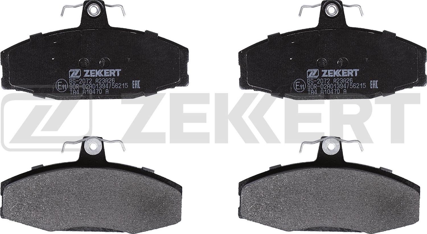 Тормозные колодки Zekkert. Артикул BS-2072