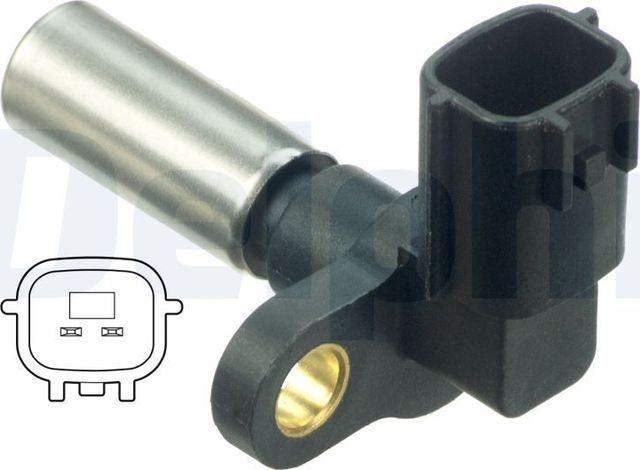 Датчик положения коленвала Delphi для Nissan Navara D22 2001-2008. Артикул SS11168