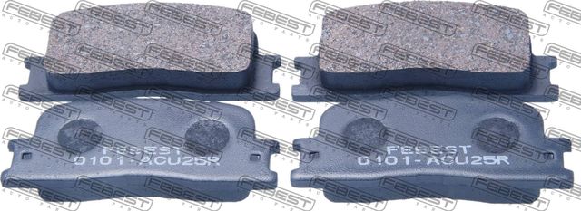 Тормозные колодки Febest. Артикул 0101-ACU25R