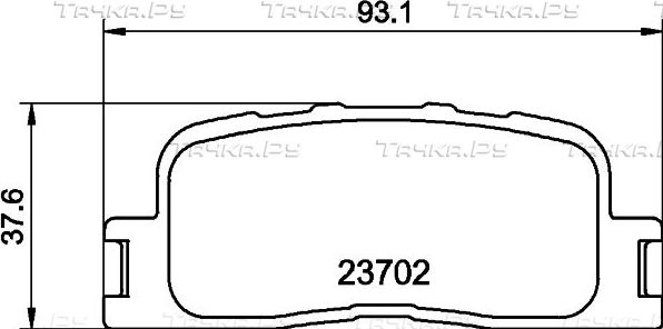 Тормозной диск Don. Артикул CVD552