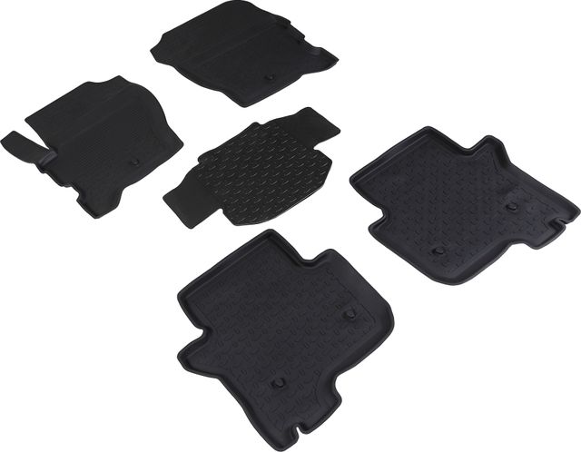 Коврики резиновые Seintex с высоким бортиком для салона Land Rover Discovery IV 2009-2016. Артикул 84078