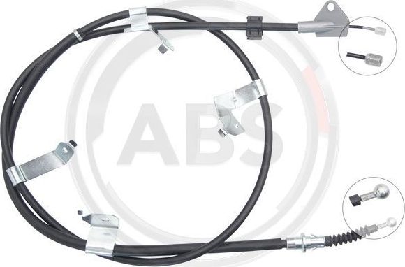 Трос ручника (тросик ручного тормоза) ABS. Артикул K14031