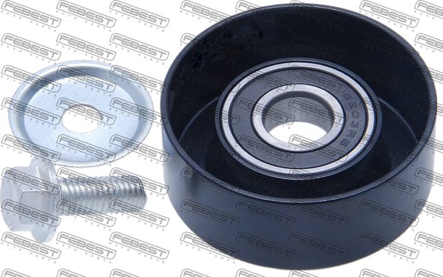 Натяжной ролик (натяжитель) приводного поликлинового ремня Febest. Артикул 1087-J200