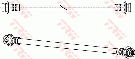 Тормозной шланг TRW. Артикул PHA564