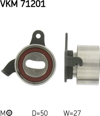 Натяжной ролик (натяжитель) ремня ГРМ SKF. Артикул VKM 71201