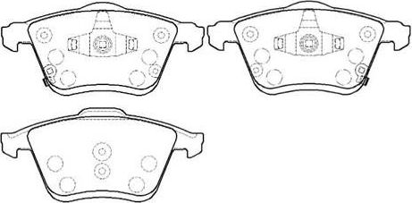 Тормозные колодки HSB. Артикул HP8226