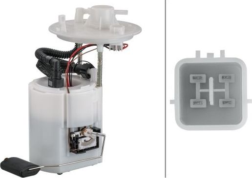 Бензонасос (топливный насос) Hella. Артикул 8TF 358 106-681