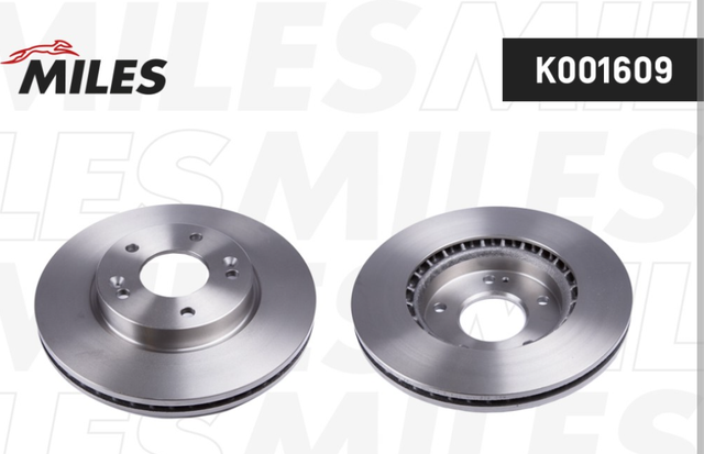 Тормозной диск Miles передний для IVECO Daily III 2002-2006. Артикул K001609