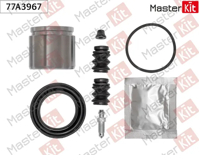 77A3967 Ремкомплект тормозного суппорта+поршень Mitsubishi COLT III (C5_A) 1986 - 1992 (Master KIT). Артикул 77a3967