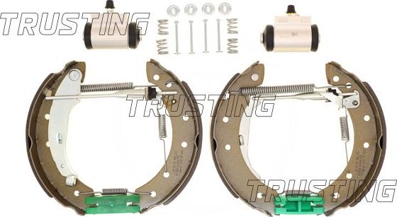 Тормозные колодки Trusting - для Peugeot 206 1998-2012. Артикул 6235