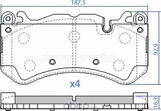 КОЛОДКИ ТОРМОЗНЫЕ ПЕРЕД AUDI A6 08-Q3 13-MERCEDES GL-CLASS X166S-CLASS W222 Колодки тормозные пе (SAT). Артикул ST4F0698151G