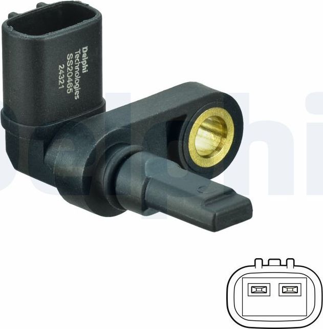 Датчик ABS Delphi. Артикул SS20465
