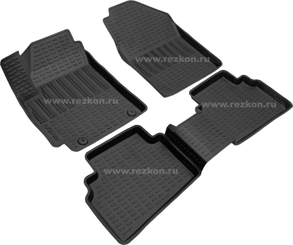 Коврики полиуретановые Rezkon для салона Kia Seltos 2020-2026. Артикул 0521050100