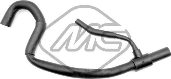 Патрубок радиатора (системы охлаждения) Metalcaucho нижний для Renault Laguna I 1993-2001. Артикул 08740