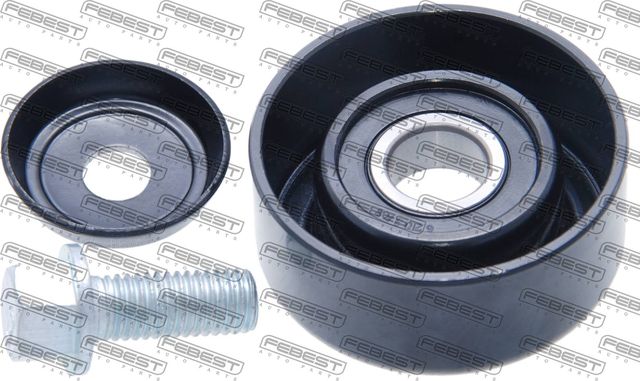 Натяжной ролик (натяжитель) приводного поликлинового ремня Febest. Артикул 1287-TM10