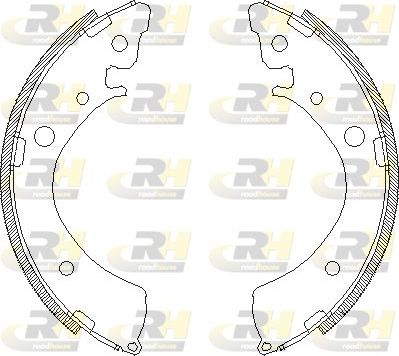 Тормозные колодки RoadHouse задние для Honda Logo 1999-2002. Артикул 4367.00