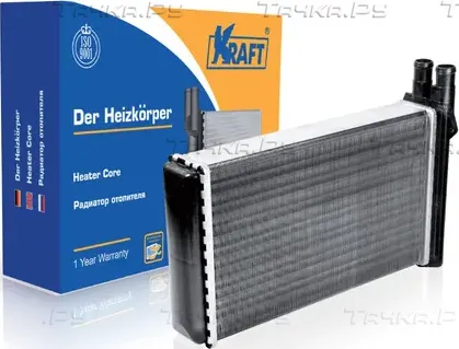 Радиатор отопителя салона ВАЗ 2108/2114 алюминевый (Kraft). Артикул KT104005