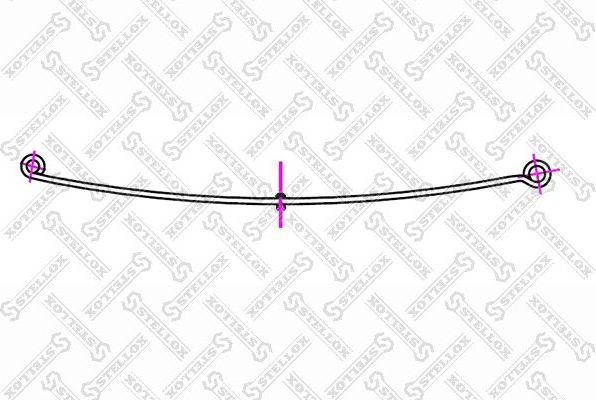 Рессора Stellox задняя для Ford Transit IV 1991-1994. Артикул 12-00014-SX