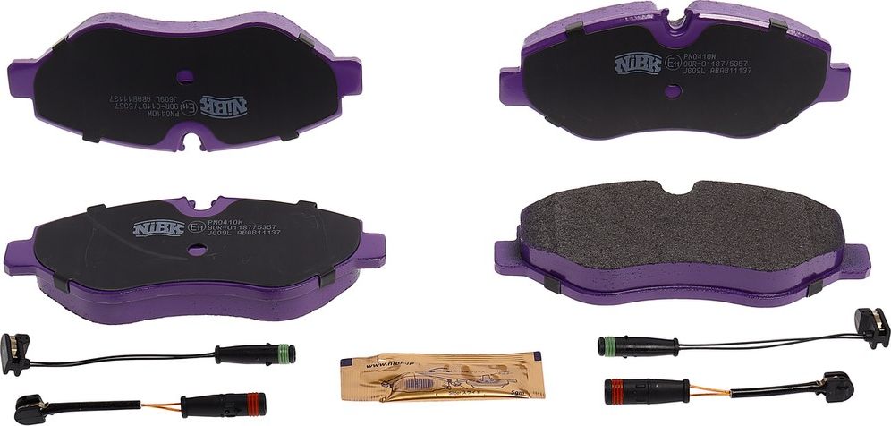 Тормозные колодки NiBK. Артикул PN0410W
