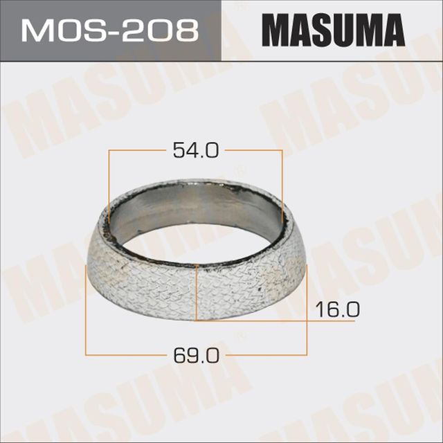 Прокладка глушителя Masuma для Nissan X-Trail T31 2007-2013. Артикул MOS-208
