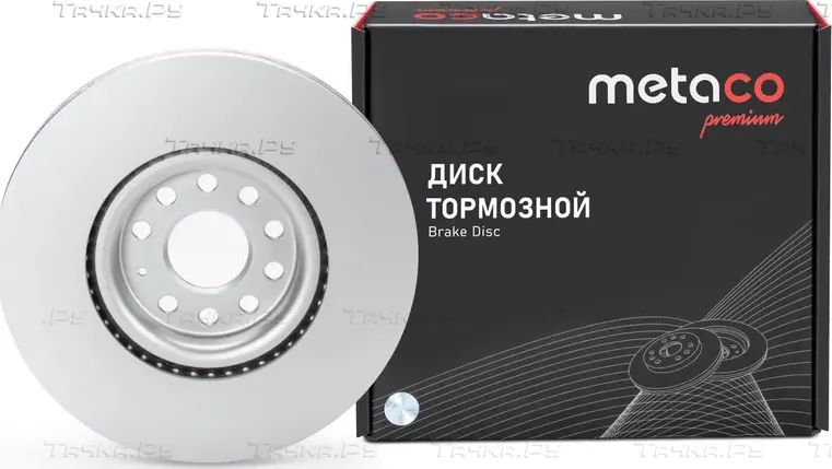 Диск тормозной передний вентилируемый VW Teramont 2017> (Metaco). Артикул 3050-603