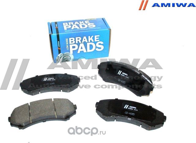 Колодки передние S21 CD6085 (Amiwa). Артикул CD6085