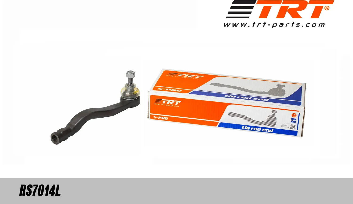 Наконечник рулевой левый Renault Logan Sandero Lada Largus Nissan Almera 2012 (TRT). Артикул RS7014L