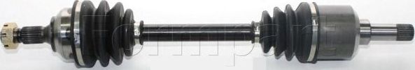 Полуось (привод в сборе, приводной вал) Formpart передняя левая для Citroen BX 1986-1994. Артикул 21380006/S